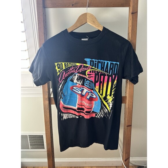 ORIGINAL 90s Richard Petty Motorsport NASCAR “Another Decade” T-Shirt M - Picture 1 of 3